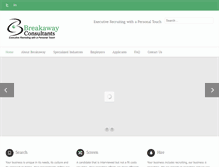 Tablet Screenshot of breakawayconsultants.com